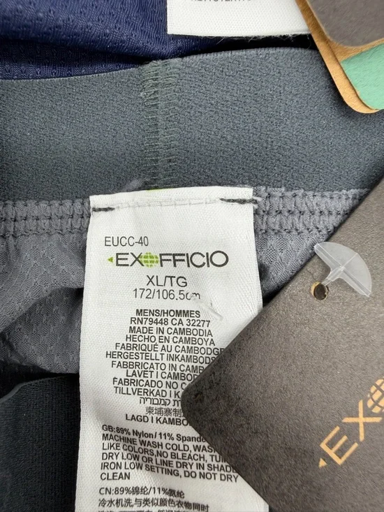 (2) Exofficio Men's Original Performance Boxer Briefs Duo Give n Go 2.0 4 Pair - Picture 8 of 8